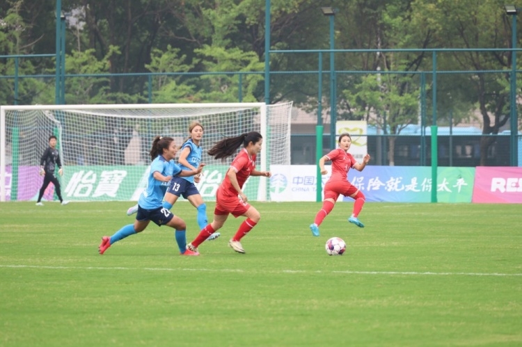 女超联赛第七轮，江苏无锡女足1-0永川茶山竹海女足