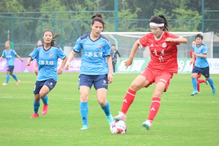 女超联赛第七轮，江苏无锡女足1-0永川茶山竹海女足