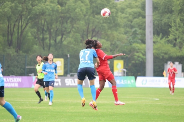 女超联赛第七轮，江苏无锡女足1-0永川茶山竹海女足