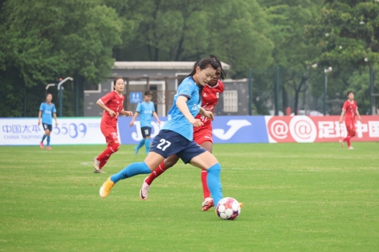 女超联赛第七轮，江苏无锡女足1-0永川茶山竹海女足