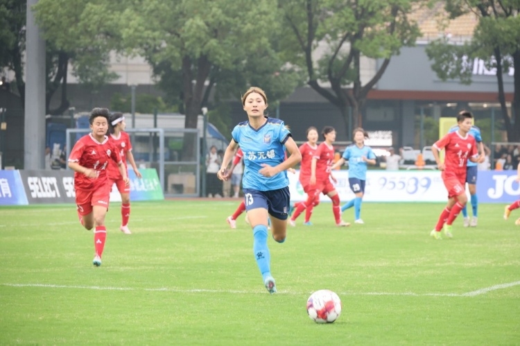 女超联赛第七轮，江苏无锡女足1-0永川茶山竹海女足