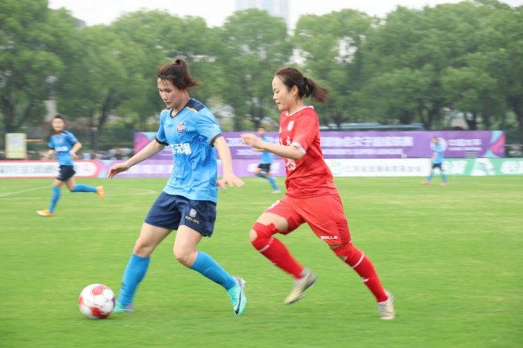 女超联赛第七轮，江苏无锡女足1-0永川茶山竹海女足