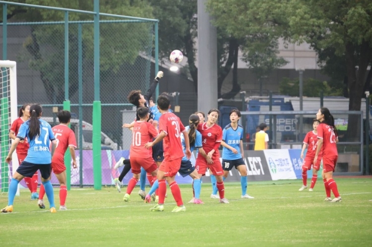 女超联赛第七轮，江苏无锡女足1-0永川茶山竹海女足