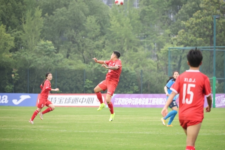 女超联赛第七轮，江苏无锡女足1-0永川茶山竹海女足