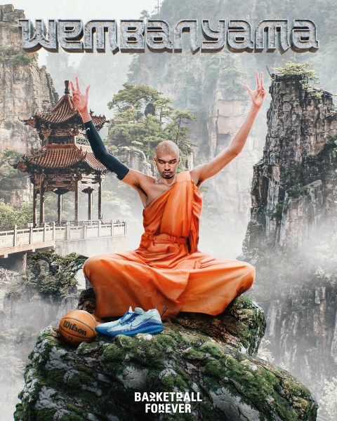 美媒：当别的NBA球员都在度假时 文班在少林寺修行 有严格时间表