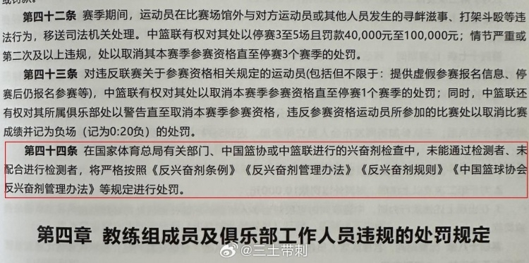 媒体人：CBA有兴奋剂违规处罚条例 吉伦沃特哈雷尔应是告别CBA了