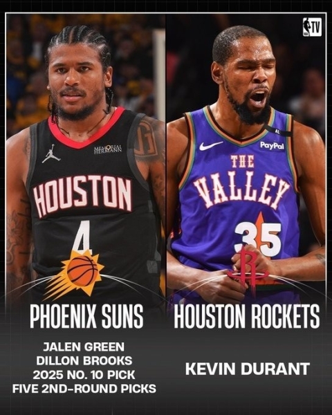 KD交易的赢家输家：小贾&伊森恐只能一人留队 太阳要和湖人抢中锋