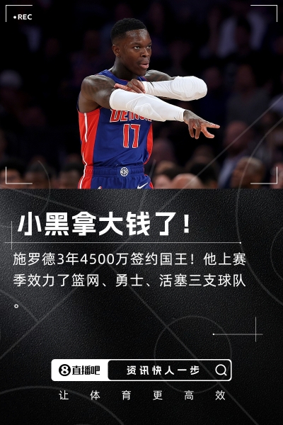 💰拿大钱啦！Shams：施罗德3年4500万加盟国王！