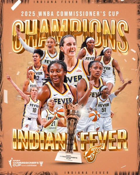 🏆狂热WNBA总裁杯夺冠！克拉克躺冠+躺拿4万多美元🤑