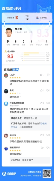 【球迷网】中超第16轮最佳球员：关键先生张玉宁！破心魔完成逆转