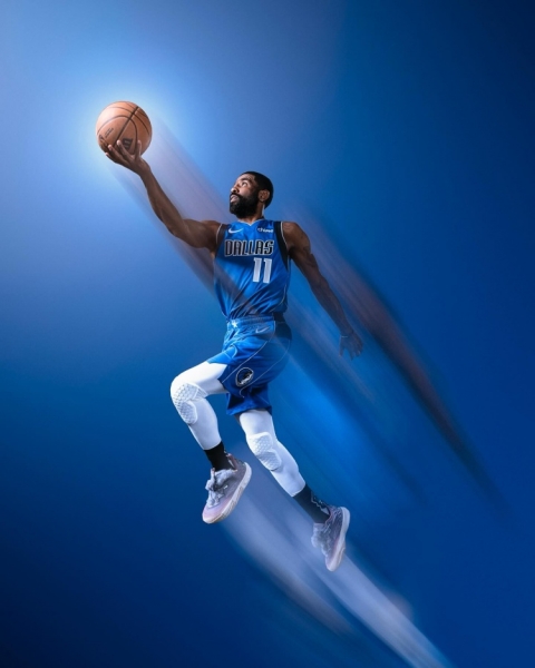 动作潇洒！欧文为NBA 2K拍摄宣传照 这是准备代言吗
