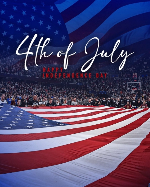 1776年的今天通过《独立宣言》🇺🇸NBA官方：独立日快乐