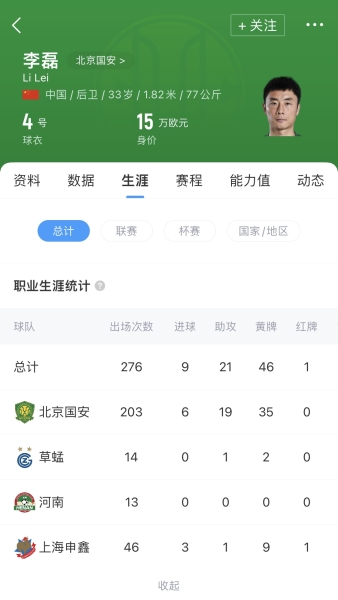 球迷网：河南正在和北京国安谈租借李磊