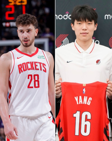 媒体人：训练师认为杨瀚森水平不比马卢阿奇低&天花板比申京高