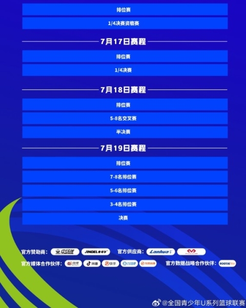 7月13日开赛！全国体育传统学校联赛（高中组）男子组预赛赛程~